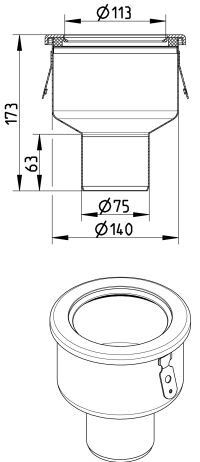 Line Drawing - Lower part-110