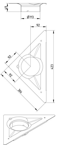 Line Drawing - Intermediate section