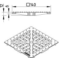 Line Drawing - Grating-Drain-145