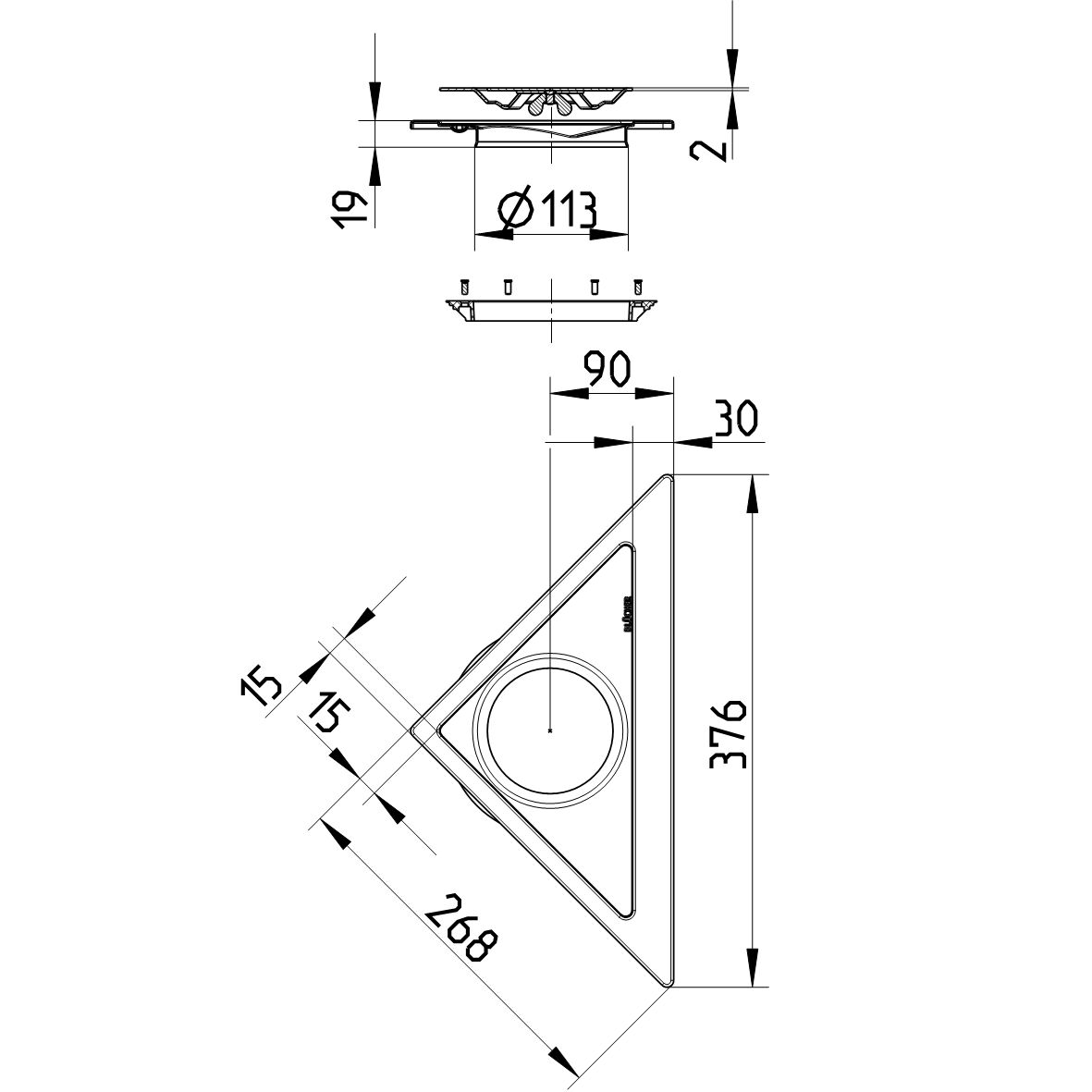 Line Drawing - MULTI top-Triangular