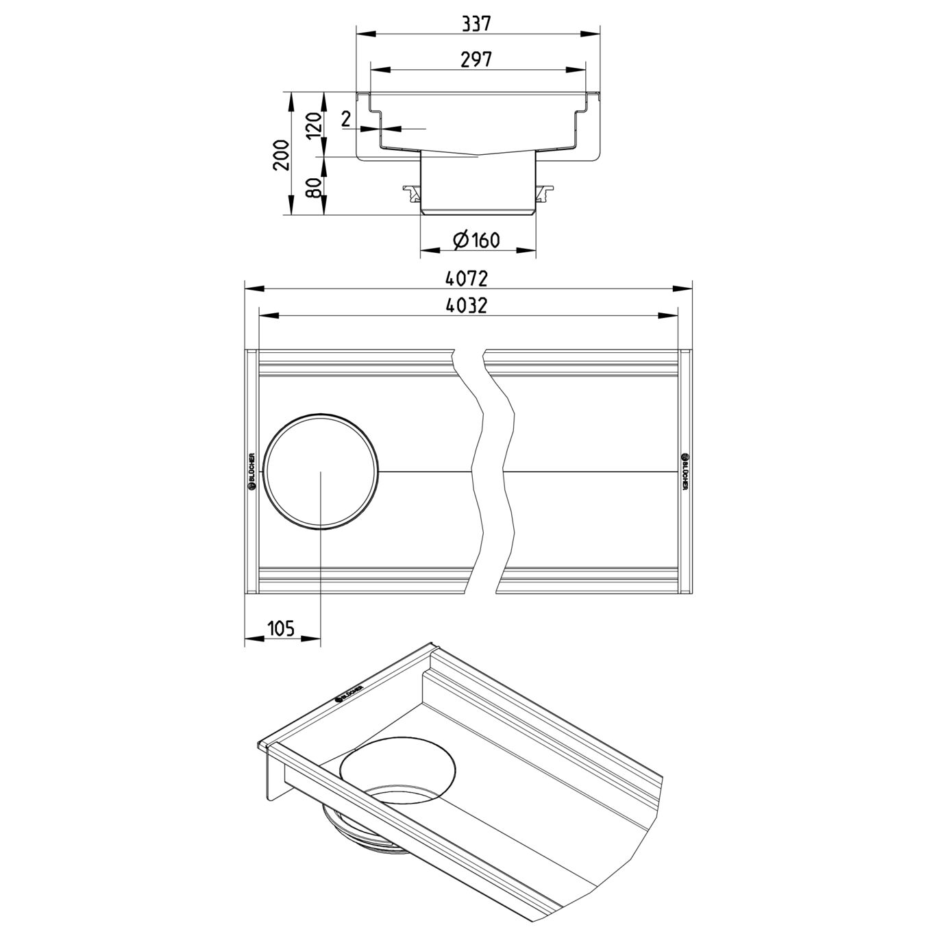 Line Drawing - Channel-No membrane