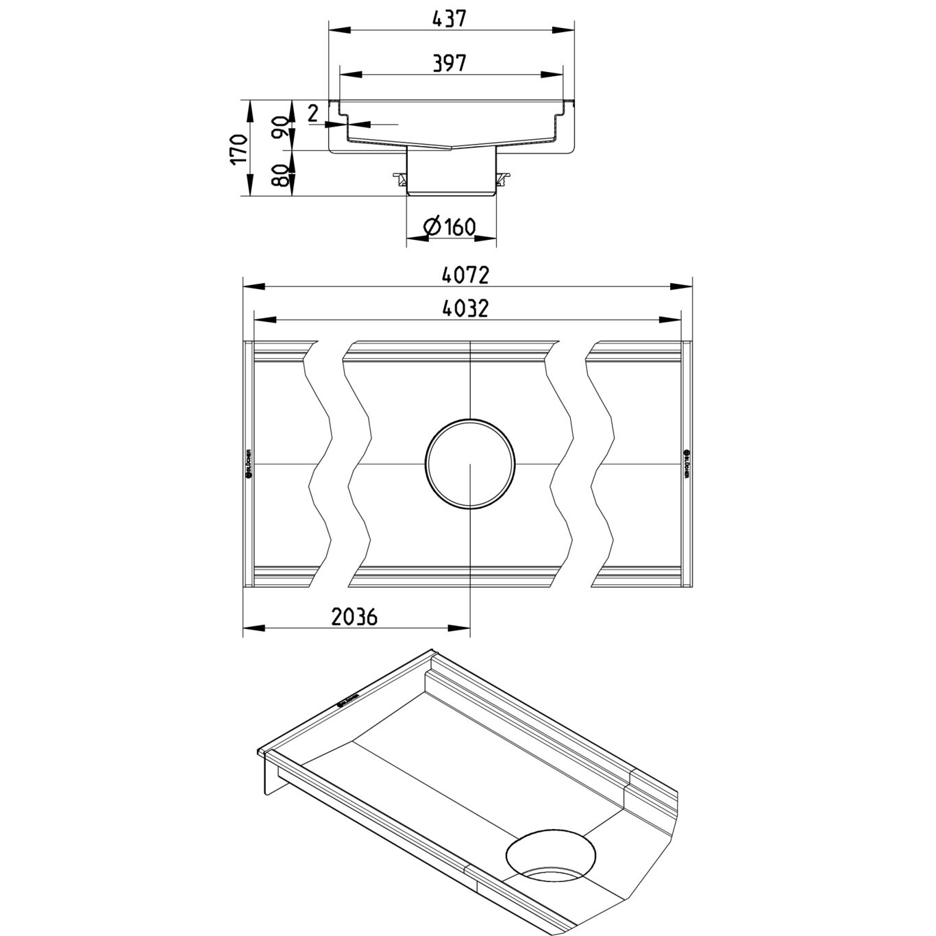 Line Drawing - Channel-No membrane