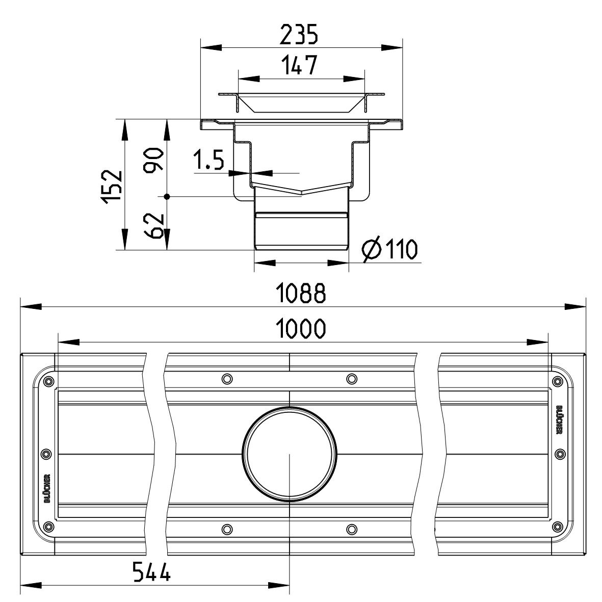 Line Drawing - Channel-Vinyl