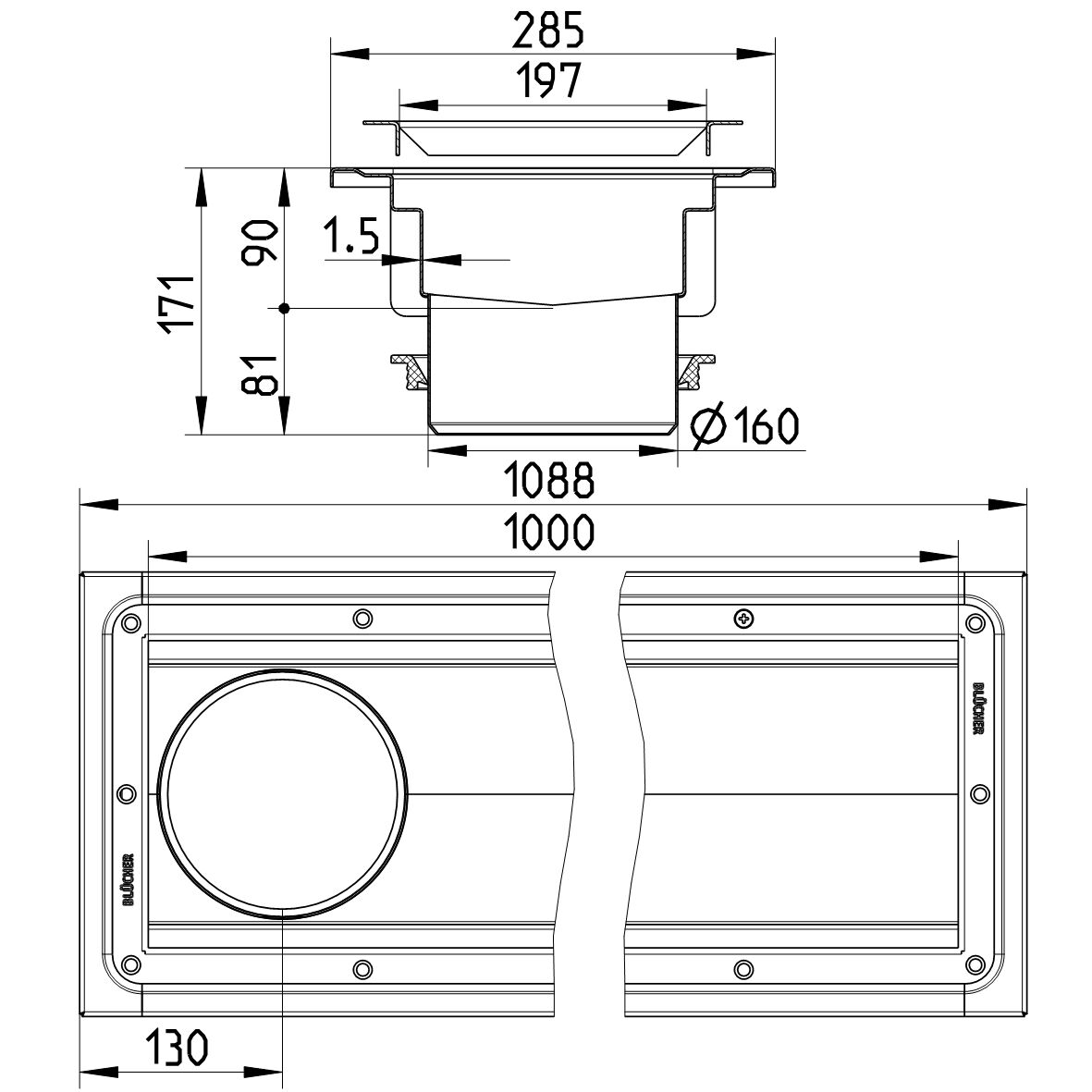 Line Drawing - Channel-Vinyl