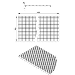 Line Drawing - Grating-Channel-400