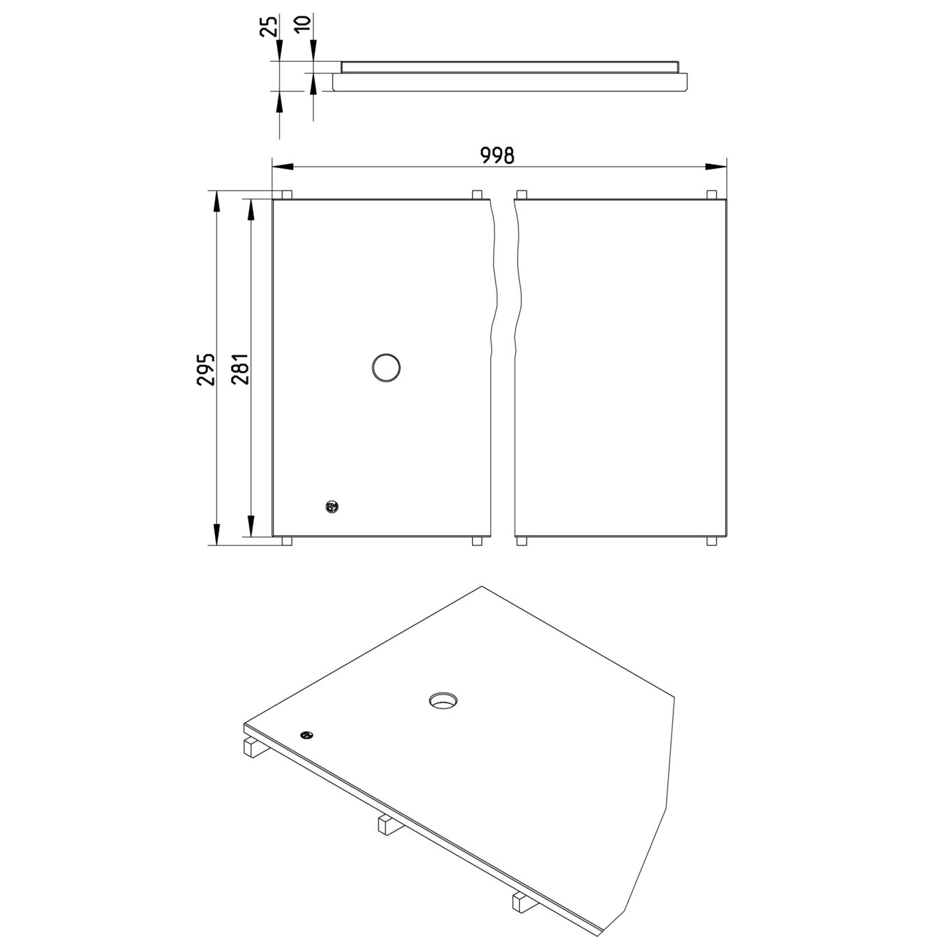 Line Drawing - Grating-Channel-300