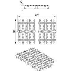 Line Drawing - Grating-Channel-200