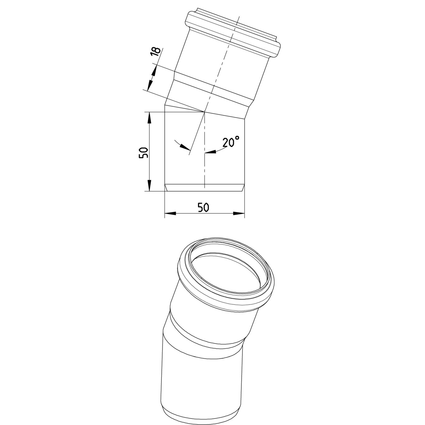 Line Drawing - Bend-20