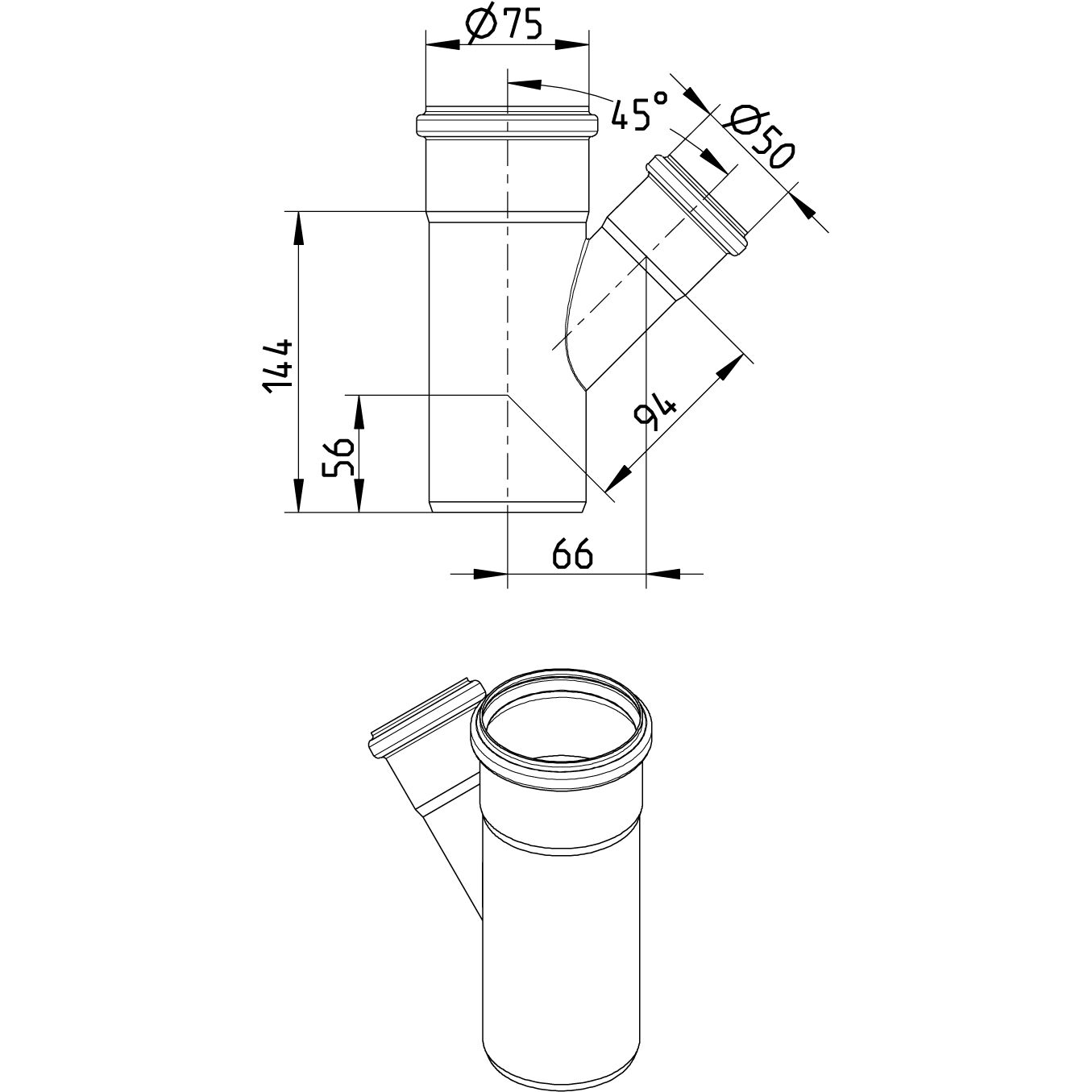 Line Drawing - Branch-45