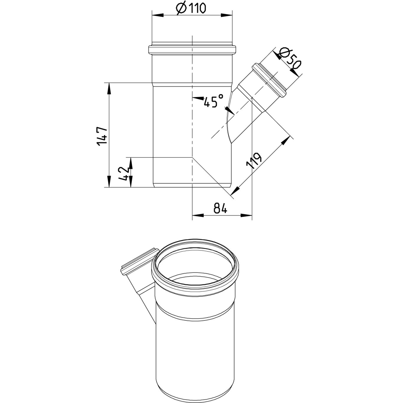 Line Drawing - Branch-45