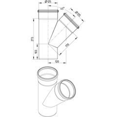 Line Drawing - Branch-45