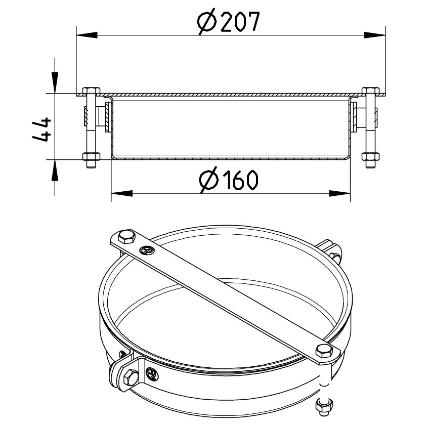 Line Drawing - Socket plug