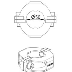 Line Drawing - Joint clamp-Pressure peak