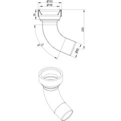 Line Drawing - Adaptor-toilet