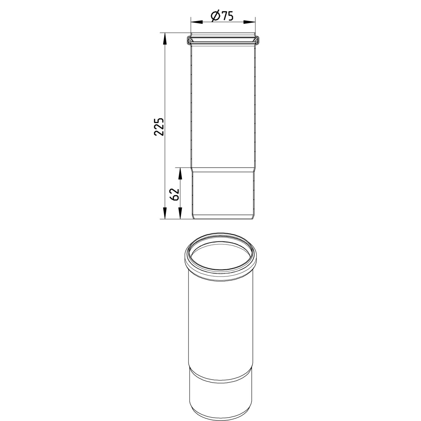 Line Drawing - Expansion socket